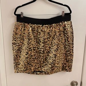 Torrid Sequin Mini Skirt - Size 0 - NWT